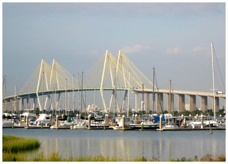 The Fred Hartman Bridge in Baytown Texas